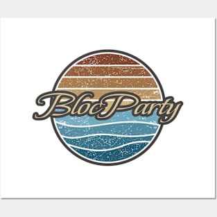 Bloc Party Retro Waves Posters and Art